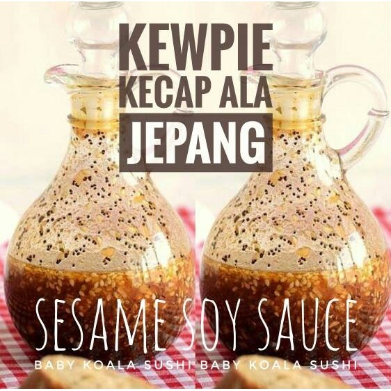 

Kewpie 1Liter Salad Dressing Sesame Soy Sauce Kecap Ala Jepang