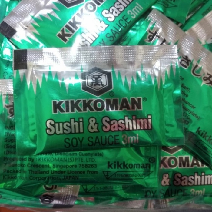

Kikkoman Sachet Shoyu Soy Sauce 3Ml - 100Pcs