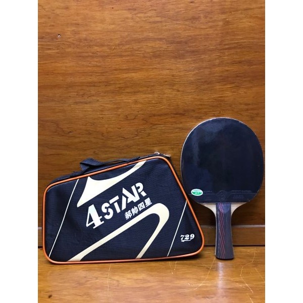 Bet Bat Tenis Meja Pingpong 729 4 Star Free Cover