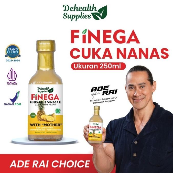 

FINEGA CUKA NANAS 250ml Kemasan Kaca