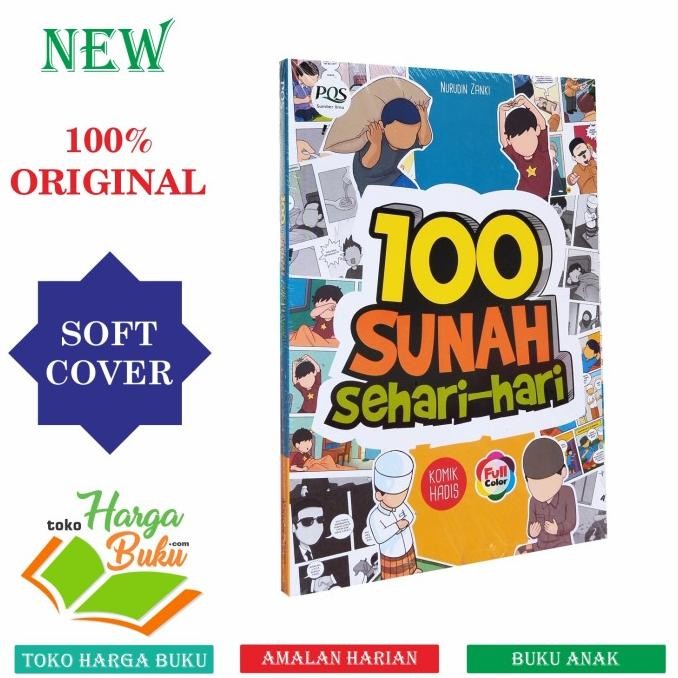 

100 Sunah Sehari-hari Buku Anak Islami FULL COLOR Komik Hadits 100 Sunnah Sehari hari Penerbit PQS Publishing