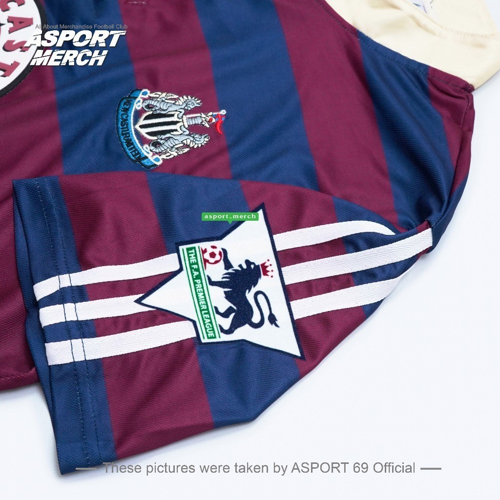JERSEY BOLA NEWCASTLE RETRO AWAY 1995 1996 JERSEY RETRO NEWCASTLE AWAY 95 96