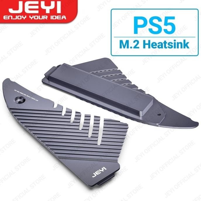 

Produk Baru!! JEYI PS5 M.2 SSD Heatsink, Large Area Solid Aluminum Cooler Heat Dissipation Thermal Pads for Playstation 5 PCIe 4.0 M.2 NVMe