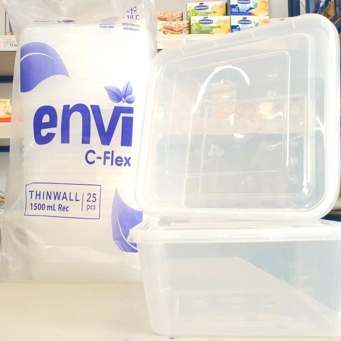 

Thinwall 1500ML / Tempat Penyimpanan Makanan / Kontainer Food 1500Ml TMS