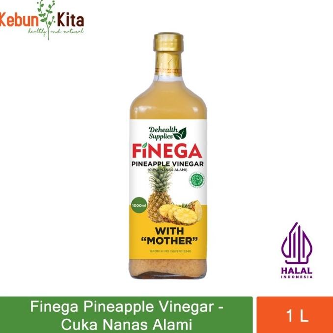 

Finega Pineapple Vinegar with The Mother 1 L (Cuka Nanas Alami)