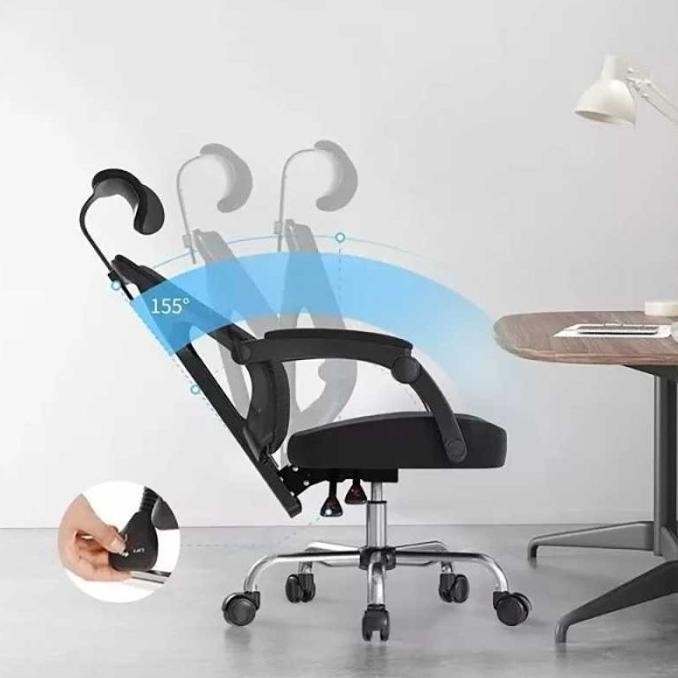 HBADA Kursi Kantor Professional Ergonomic Office Chair Lumbar Support
