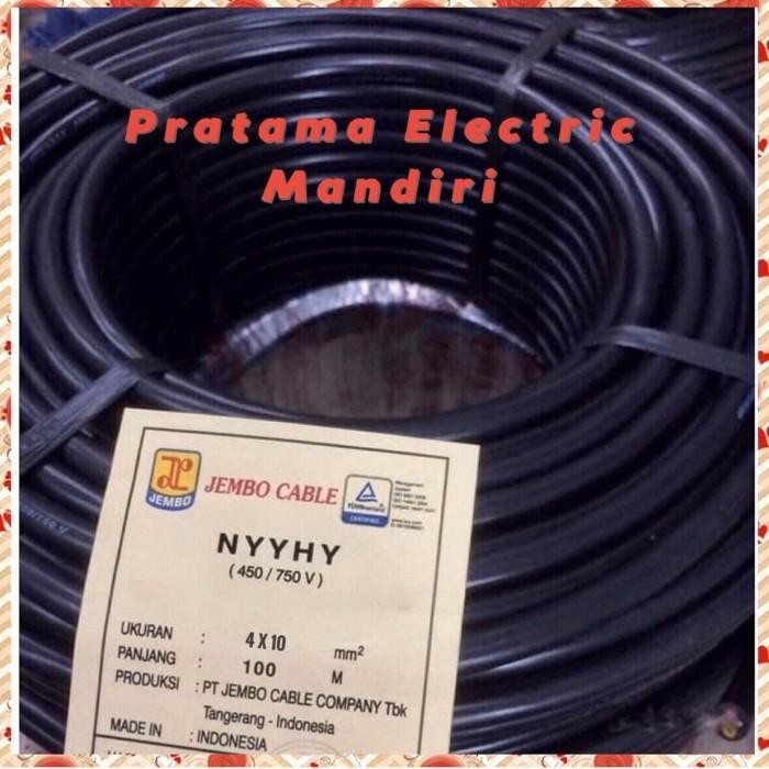 Jembo Kabel Cable Serabut Nyyhy 4X10Mm 4 X 10Mm @Roll=100Mtr