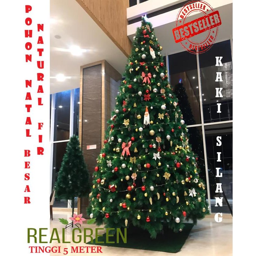 Premium Pohon Natal Jumbo Besar Khusus Gedung Tinggi Outdoor