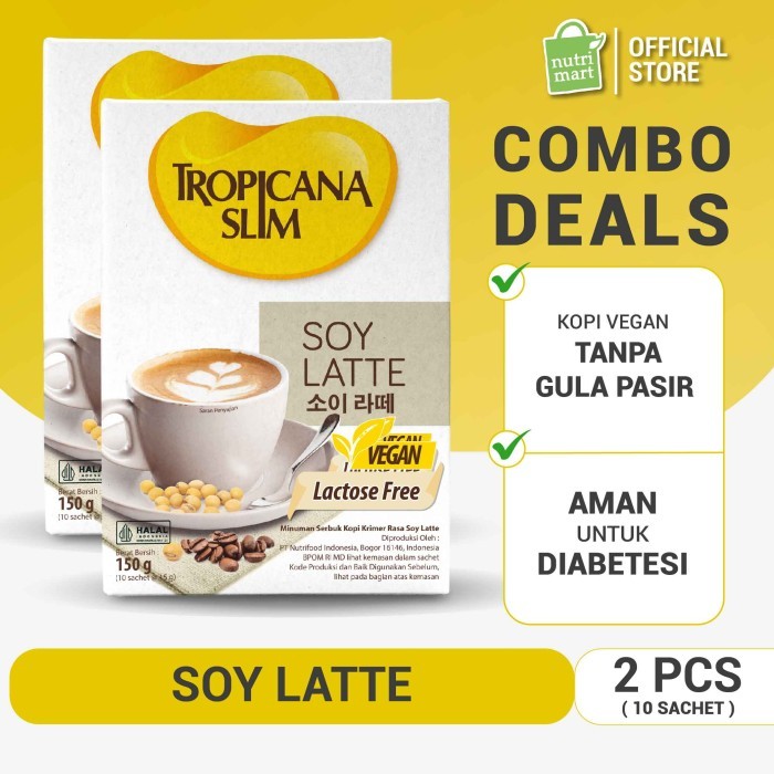 

Termurah Twin Pack: Tropicana Slim Soy Latte (10 Sch) - Kopi Bebas Gula