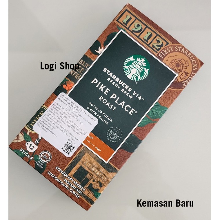 

Diskon Starbucks Coffee Via Ready Brew Pike Place Roast