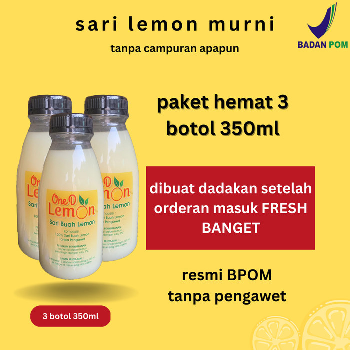 

Best Seller Botol 350Ml Minuman Kesehatan Diet Detox Alami Paket Hemat 3