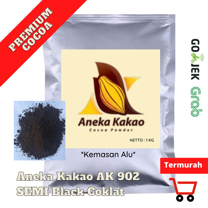 

Terlaris Aneka Kakao Ak 902 Semi Black Coklat Bubuk 1 Kg / 500 G