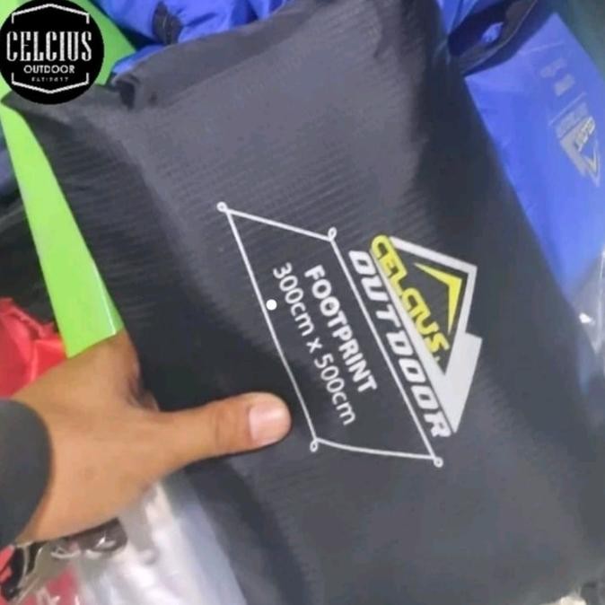 Footprint Tenda Quechua Arpenaz 4 Size 300X500Cm Full Seal Aman Rembes