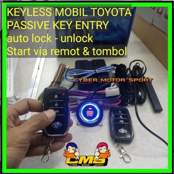 Smart Keyless Toyota Yaris Upgrade Sistem Starter Mobil Tanpa Kunci.