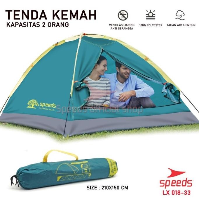 Ada Speeds Tenda Camping Manual Untuk 2-3 Orang Tenda Gunung