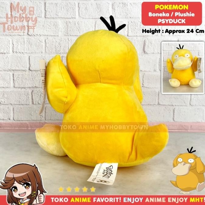 Boneka Anime Karakter Game Pokemon Psyduck Plushie Doll DEL