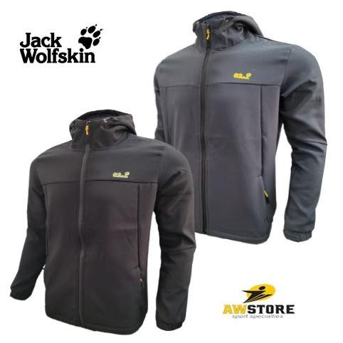 Jaket Gunung Outdoor Jack Wolfskin 1706 Softshell Polar Waterproof HAR