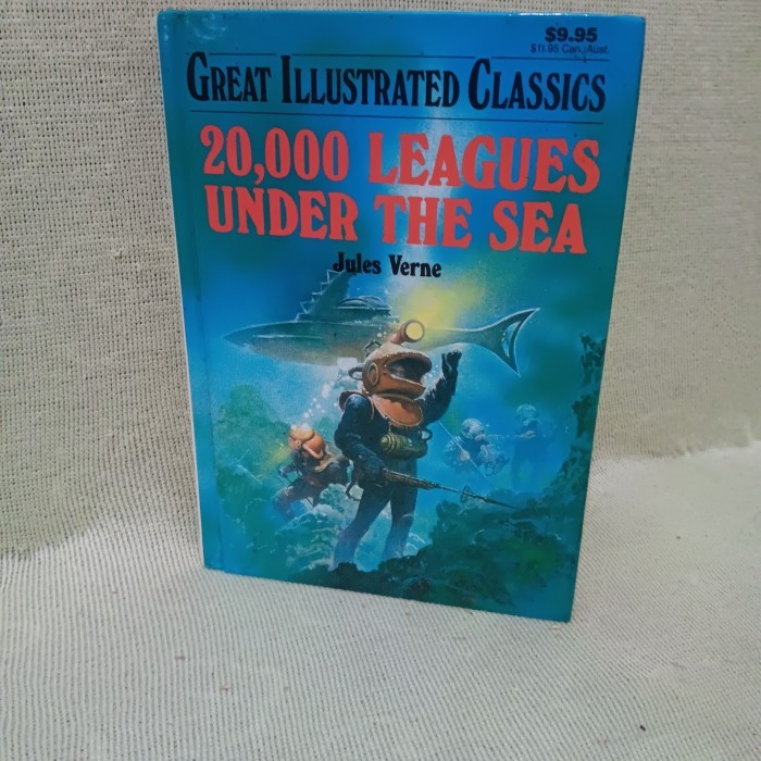 buku -  20,000 leagues under the sea - jules verne - # kjc 1