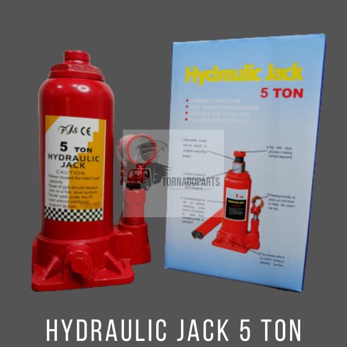 Dongkrak Botol 5 ton Dongkrak 5ton Merk FJS Kualitas Tinggi Hydraulic