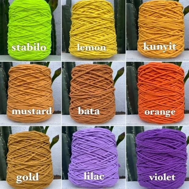 

Benang macrame aneka warna keren