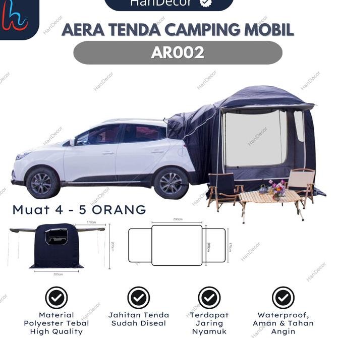 Tenda Mobil Camping Campervan | Tenda Belakang Mobil Ar002 Waterproof