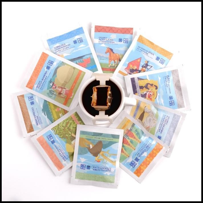 

Maharaja Travel Drip Coffee 10 Drip Bag - Mixed Ori Kopi Tanpa Ampas
