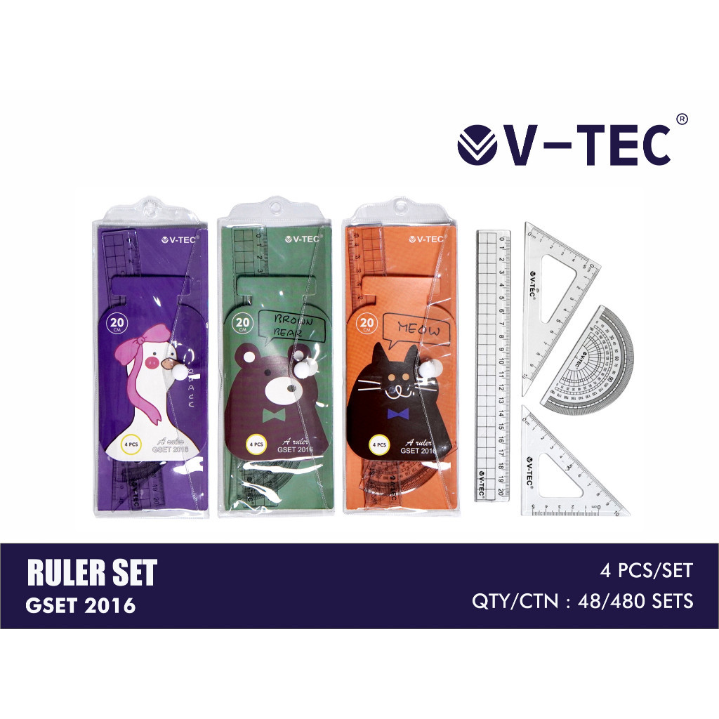 

V-TEC GSET PENGGARIS 2016 BERWARNA ISI 4