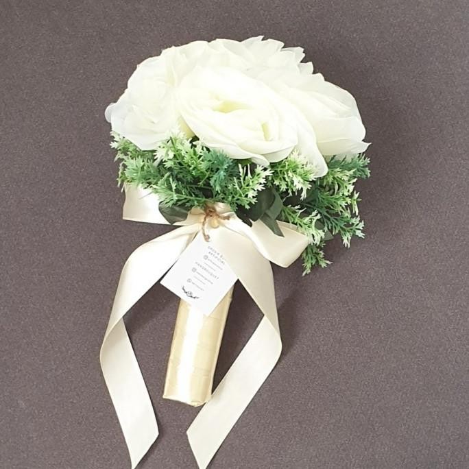 buket bunga artificial hand bouquet bunga pengantin