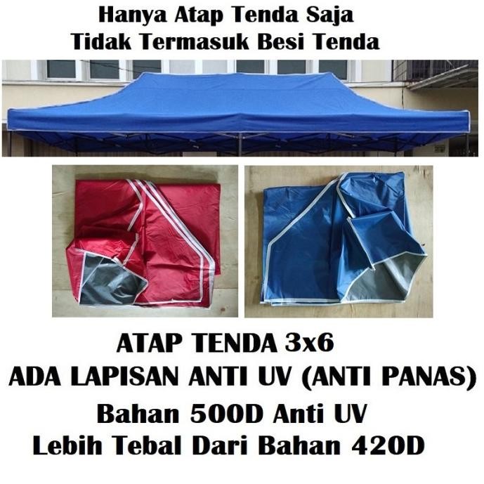 Terpal Atap Tenda Lipat 3X6 Anti Panas