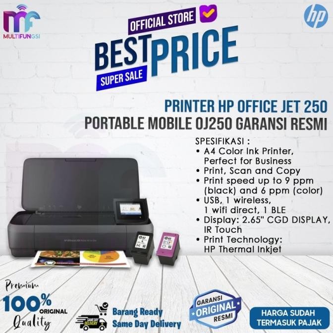 

Printer HP Office Jet OJ250 Portable (Pengganti OJ9010) Garansi Resmi