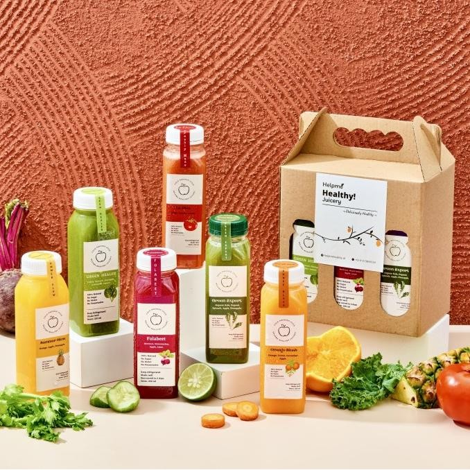 Healthy Hampers Pemulihan Kesehatan / Cold pressed juice 6 botol