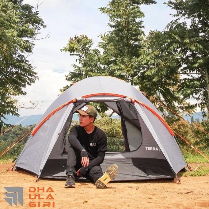 Tenda Dhaulagiri Terra 4 Pro - Tenda Camping Dhaulagiri Frame Alloy