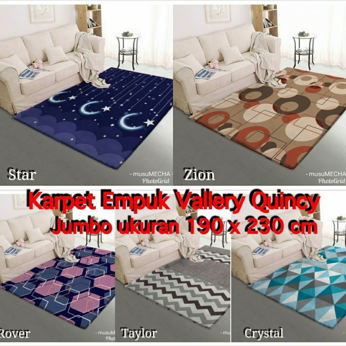 Terbaru Ukuran Jumbo Karpet Tebal Vallery Quincy 230x190cm SURPET
