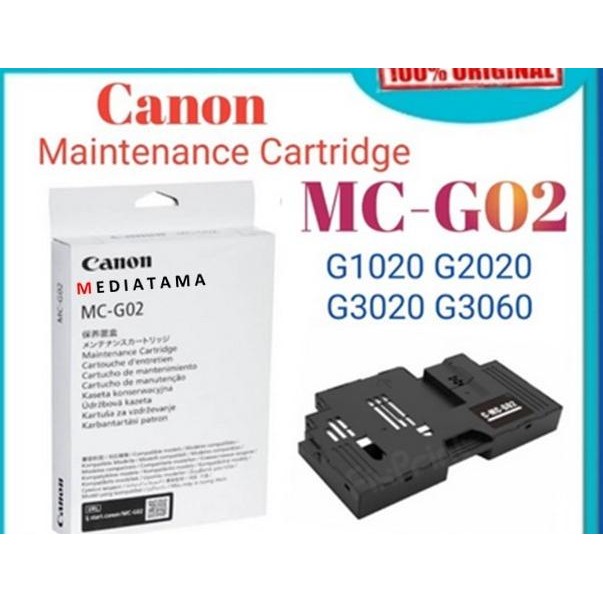 Cartridge Maintenance Box Mantenance MC-G02 Canon G1020 G2020 G3020