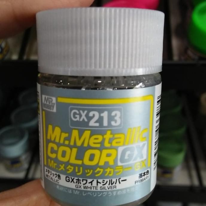 Mr Hobby Mr Metallic Color GX213 GX White Silver