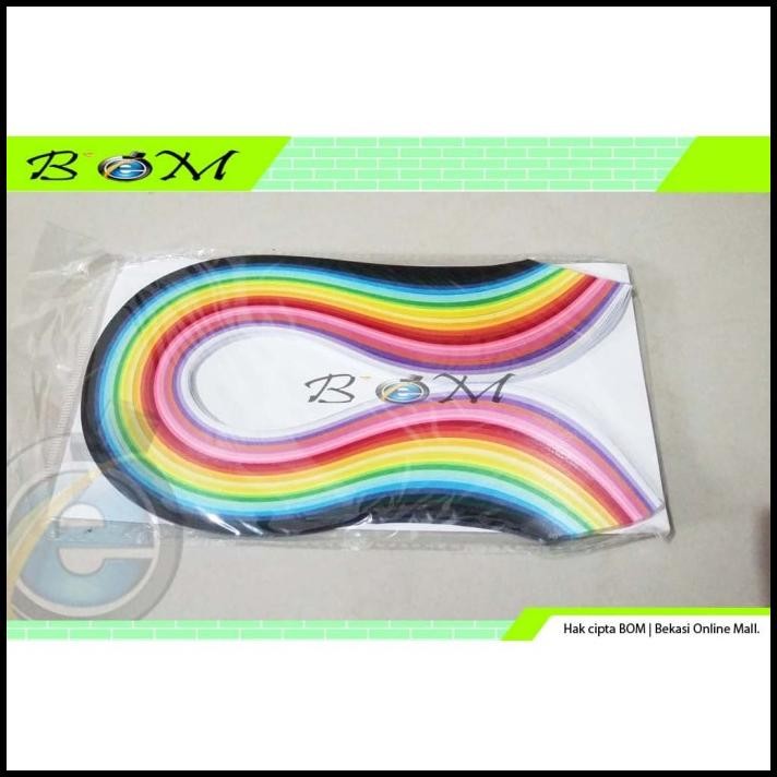

HOT DEAL KERTAS QUILLING 260 PCS PAPER QUILLING CRAFT WARNA RAINBOW PELANGI !!!!