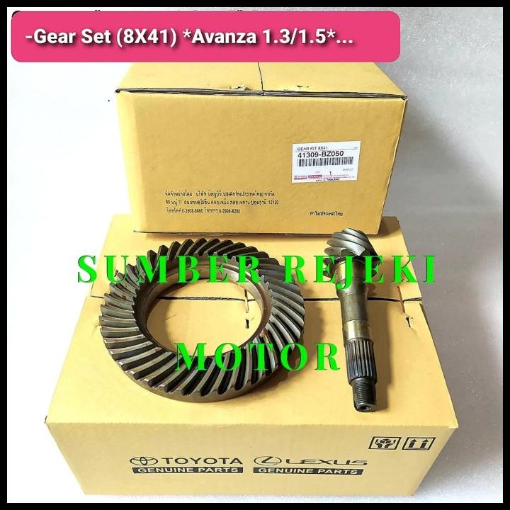 TERMURAH GEAR SET AVANZA 1.3 CC 8X41 GIGI GARDAN AVANZA 1.3 CC 8X41 