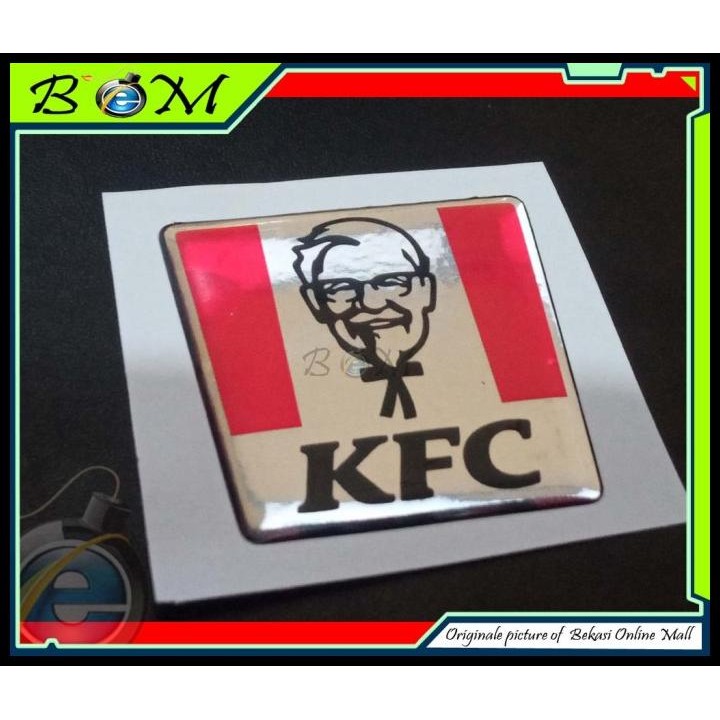 

TERMURAH STICKER STIKER LOGO TIMBUL KFC KENTUCKY FRIED CHICKEN !!!!