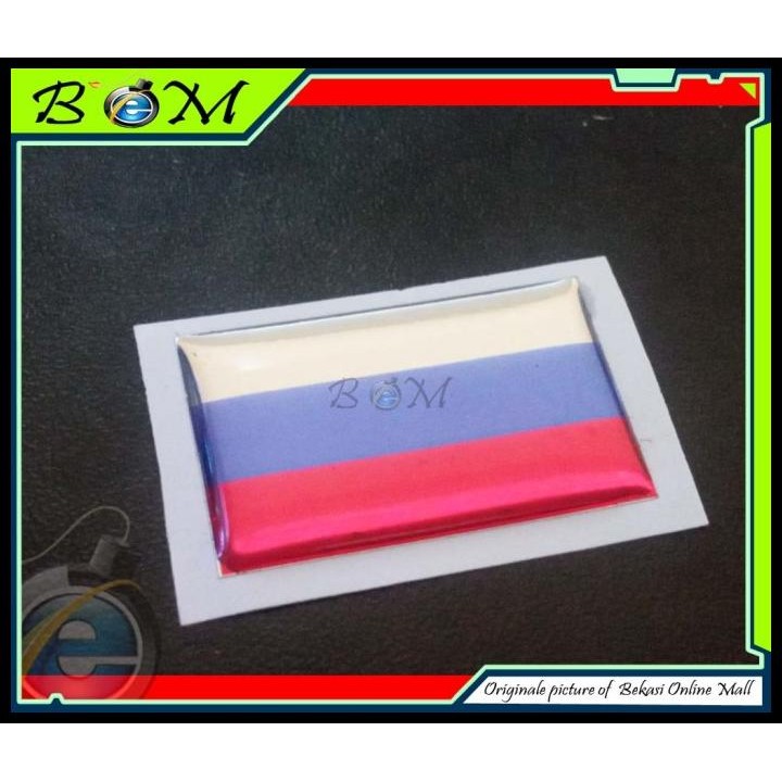 

TERBARU STICKER STIKER TIMBUL BENDERA RUSIA RUSSIA 3X2 CM !!!!