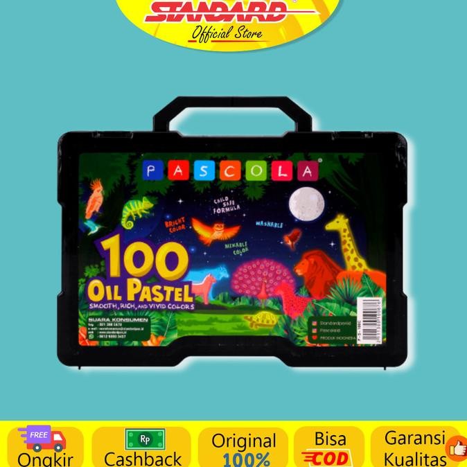 

STANDARD PASCOLA OIL PASTEL 100 / SET ( CRAYON / PEWARNA / COLORING ) CRAYON ALAT GAMBAR ALAT LUKIS PENSIL WARNA LENGKAP UNIK LUCU MODERN TERBARU ASLI 100% ORIGINAL OFFICIAL GARANSI BRAND TERLARIS DISKON GROSIR COD TREND 2024 2025 NEGO BAYAR DI TEMPAT
