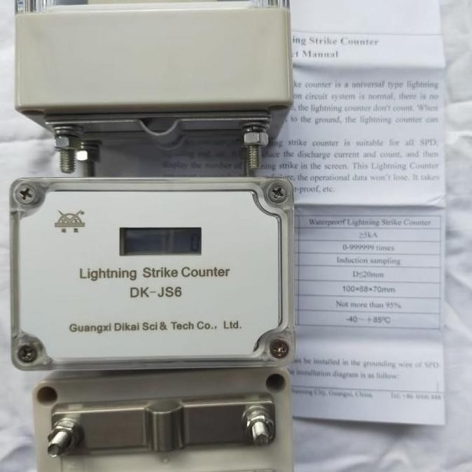 LIGHTNING STRIKE COUNTER DK-JS6 / PENGHITUNG SAMBARAN PETIR DIGITAL