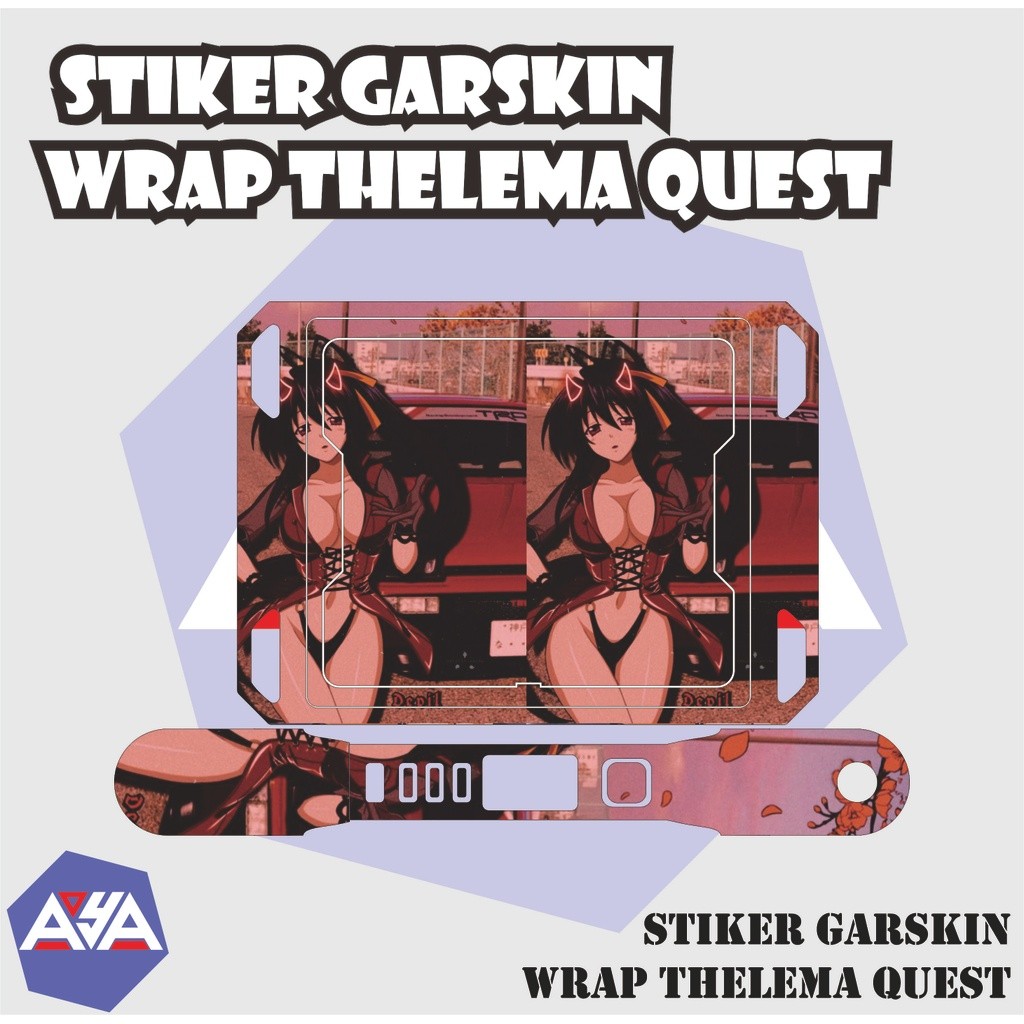 

Thelema Quest Waifu 4 Request Wrap Casing/Case Stiker Skin Wrap CUSTOM - Premium Quality