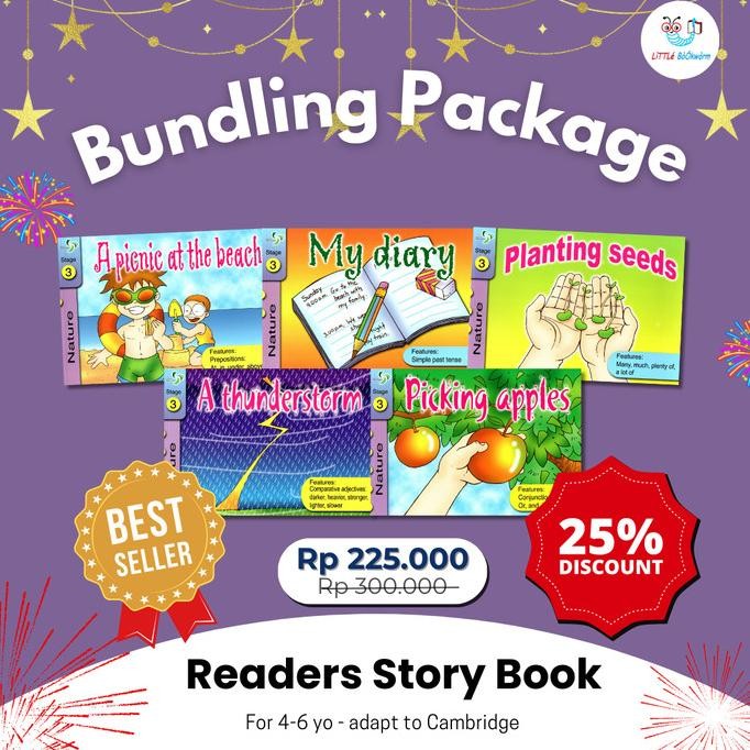 

READY PAKET BUNDLING READERS STORYBOOK STAGE 3 - K2 | BUKU CERITA ANAK