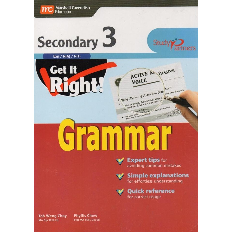 

READY GET IT RIGHT GRAMMAR SEC 3