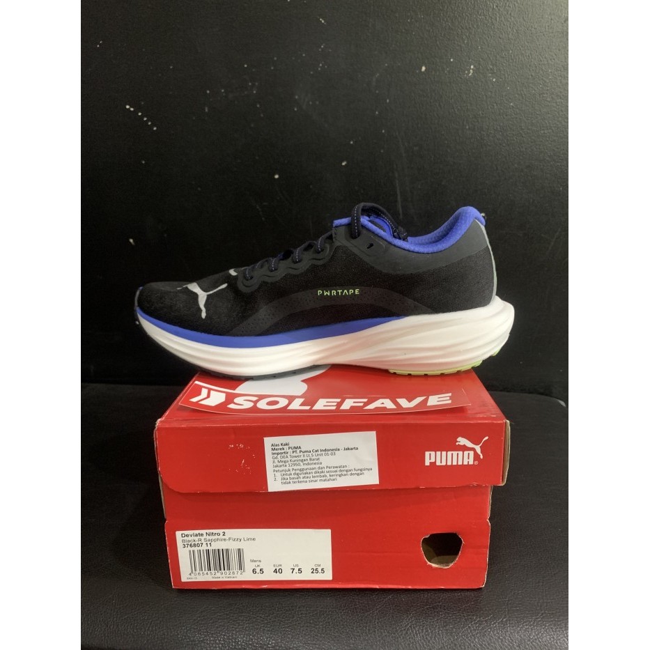 SEPATU LARI PUMA DEVIATE NITRO 2 ORIGINAL BNIB RESMI 807-11