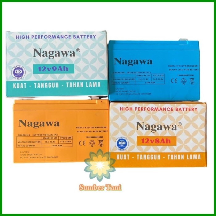 Aki Sprayer Elektrik Accu Sprayer Nagawa 8Ah dan 9Ah