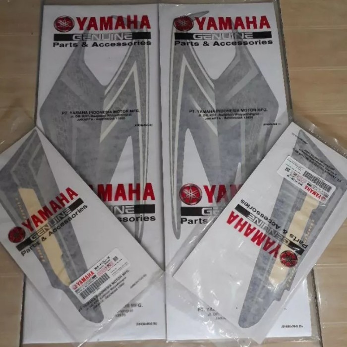 STRIPING STICKER TANGKI BOX AKI FULL SET RX KING 2004 BIRU CINTA ORI