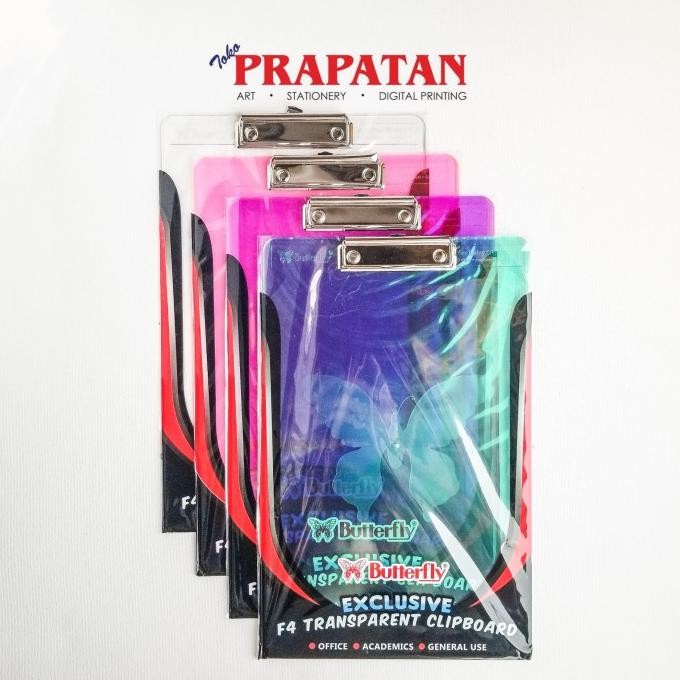 

BARU PAPAN JALAN / CLIPBOARD / PAPAN UJIAN BUTTERFLY F4