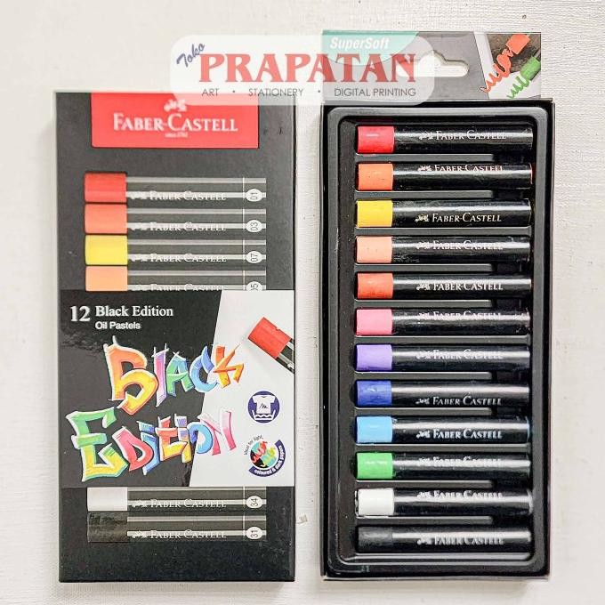 

BARU FABER CASTELL OIL PASTEL BLACK EDITION | CRAYON MINYAK