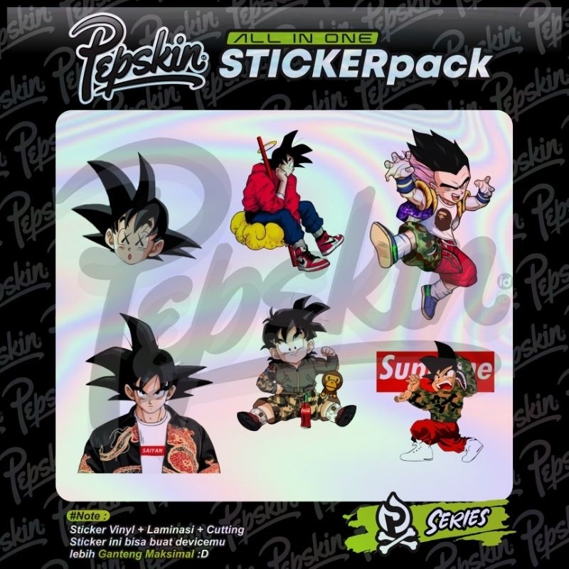 

Pack Hologram Hype Motif Goku Casing/Case Stiker Skin Wrap CUSTOM - Premium Quality